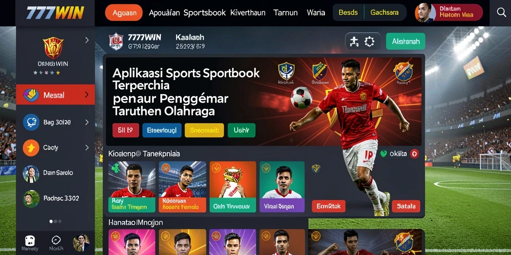 Tampilan gameplay Sportsbook yang menarik dan dinamis.