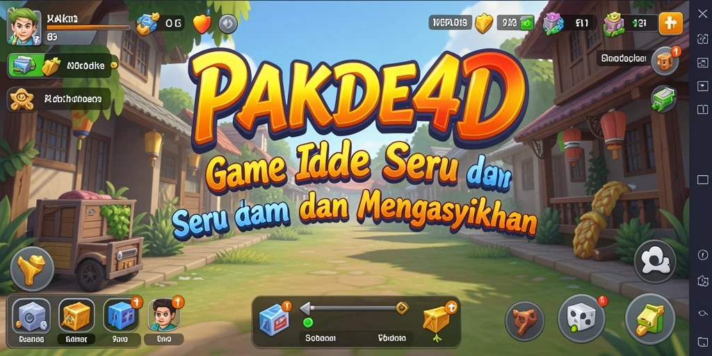Tampilan gameplay PAKDE4D yang mengasyikkan dan interaktif.