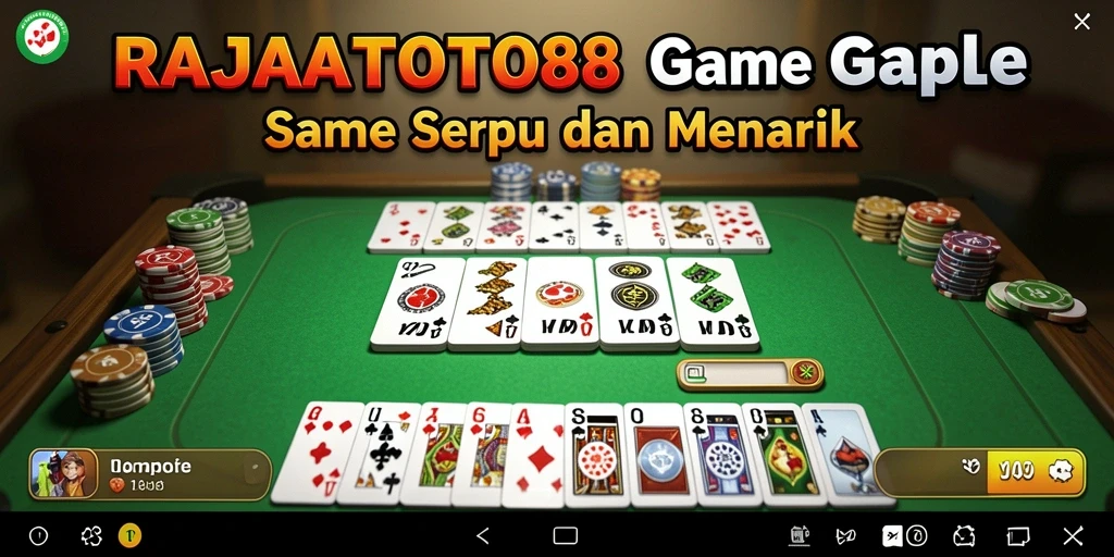 Tampilan gameplay seru dan interaktif dalam RAJATOTO88.