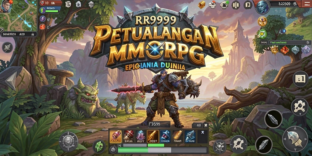 Tangkapan layar gameplay RR999 yang menakjubkan dengan aksi epik.