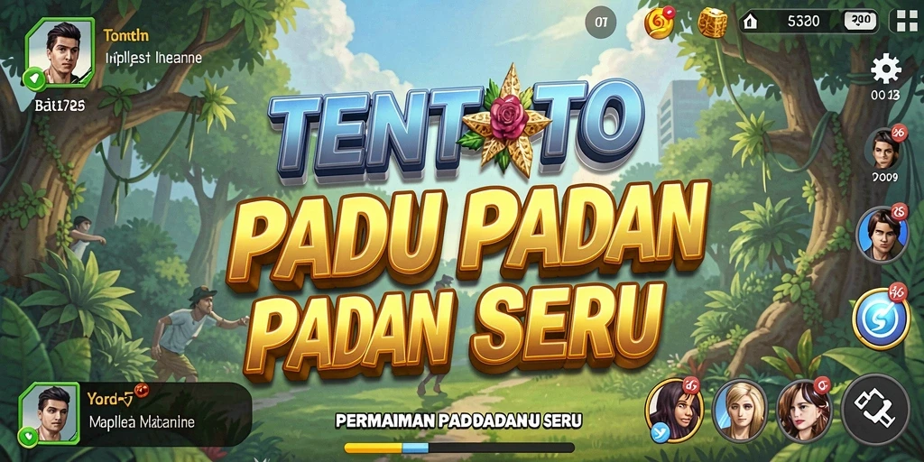 Tampilan gameplay TENTOTO yang seru dan penuh warna.