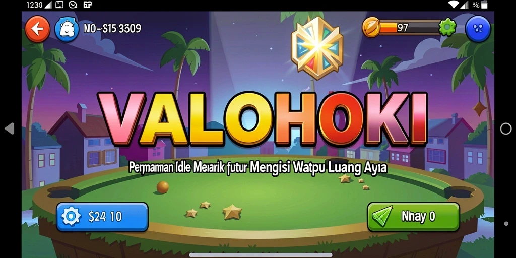 Screenshot dari gameplay VALOHOKI yang menampilkan karakter dan dunia fantasi.
