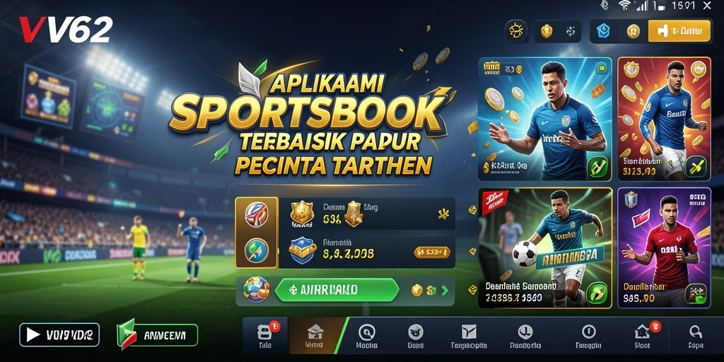 Screenshot menunjukkan tampilan taruhan live di VV62 yang menarik.